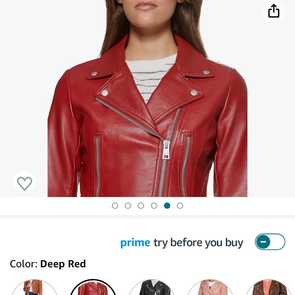 BRAND NEW! Levi’s vegan leather moto jacket